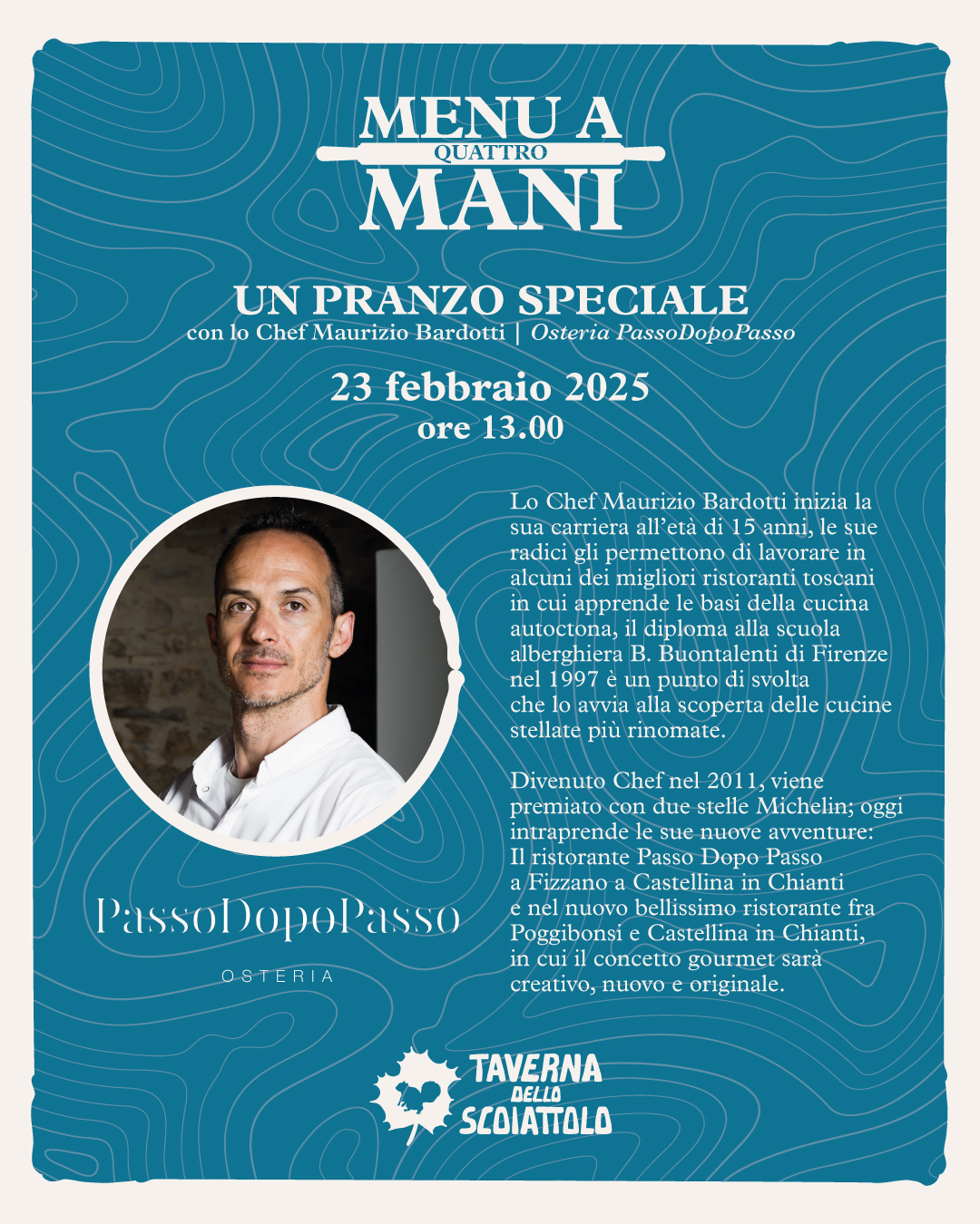 PRANZO MENU 4 MANI